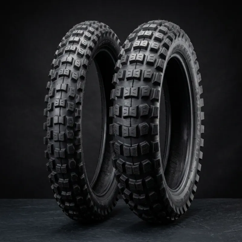 Shinko 241 Classic Trail Tire Set by Shinko